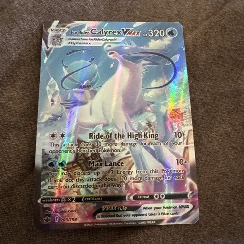 Ice Rider Calyrex VMAX (Alternate Art Secret) — Chilling Reign