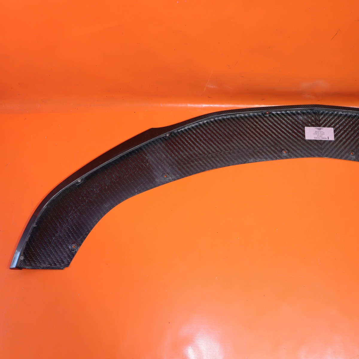 BENTLEY GT GTC FRONT BUMPER SPOILER 2012 2013 2014 2015 3W8071609 W12 CARBON OEM