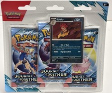 Pokémon TCG: Scarlet & Violet Journey Together 3 Pack Blister + Promo Scrafty