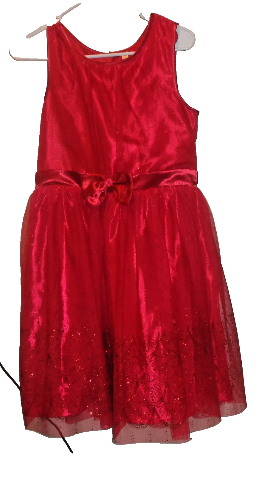 Cherokee Girls Red Sparkly Dress Size XL/TG 14-16 New