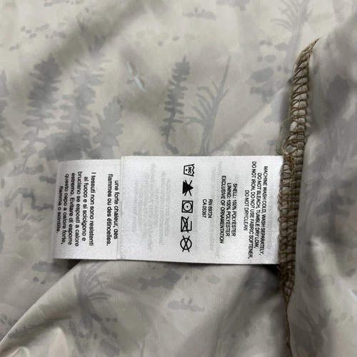 Columbia Jacket Men's Large Tan Hooded Full Zip Deer Tree Print Outdoors image 7
