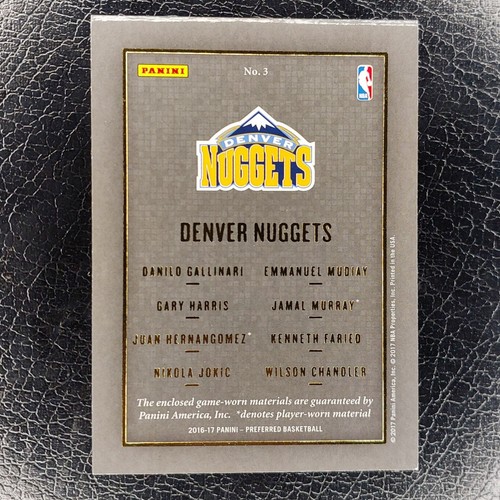 JOKIC/MURRAY /149 Crazy Eights NUGGETS Booklet 2016-17 Preferred Basketball #3 - Picture 5 of 5