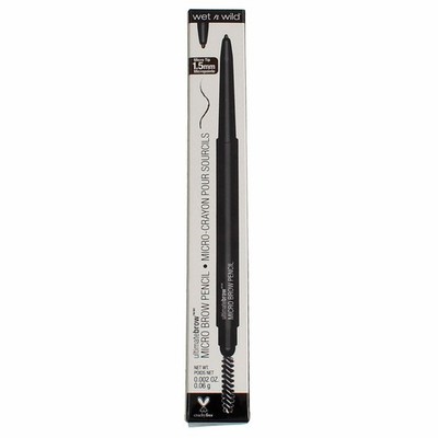 6 Pack Wet n Wild Ultimate Brow Micro Eyebrow Pencil, Brunette 646A, 0.002 oz