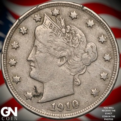 1910 Liberty V Nickel B0877