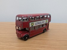 Vintage 1960s Lesney Matchbox Series No.5 Routemaster Red London Bus BP Longlife