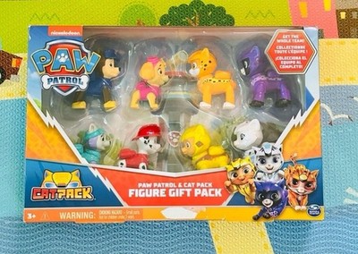 Paw Patrol and Cat Pack Figure Gift Set