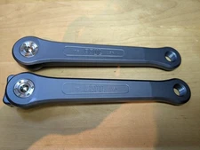 100% Pure PAUL Cranks, 175mm, Pewter