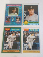 AARON JUDGE 2025 Topps Heritage Lot-4 Blue Chrome Sparkle #196 Green Border #3