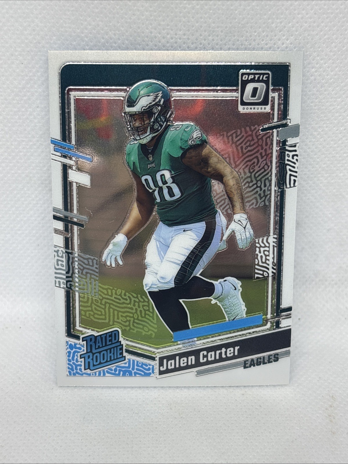 2023 Donruss Optic JALEN CARTER Base Rated Rookie Card #281 Philadelphia Eagles