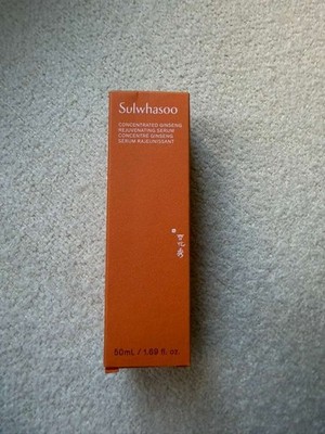 $215 Authentic Sulwhasoo Concentrated Ginseng Rejuvenating Serum 1.69fl oz /50ml