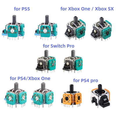 NEW 2PCS 3D Analog Joystick ThumbStick For PS5 PS4 Switch Pro Xbox Controller Fr
