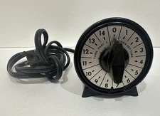 Vintage M. H. Rhodes Mark Time Kitchen Timer Mechanical 15 Minute Tested Working