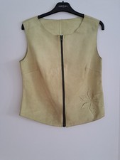 Marccain Lederweste, hellgrün, N 3, wenig getragen 