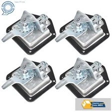 4 x T-handle Tool Box Lock RV Door Latch w/ 2 Keys Stainless Steel Polished MEX