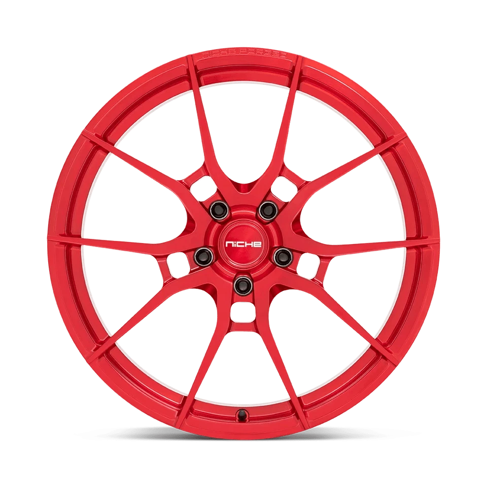 Rueda forjada 21x9 Nicho T113 Kanan rojo caramelo cepillado 5x130 (45 mm) Foto 3 de 4