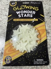 Great Explorations Glowing Wonder Stars 50pcs Glow In Dark plastic Stars New