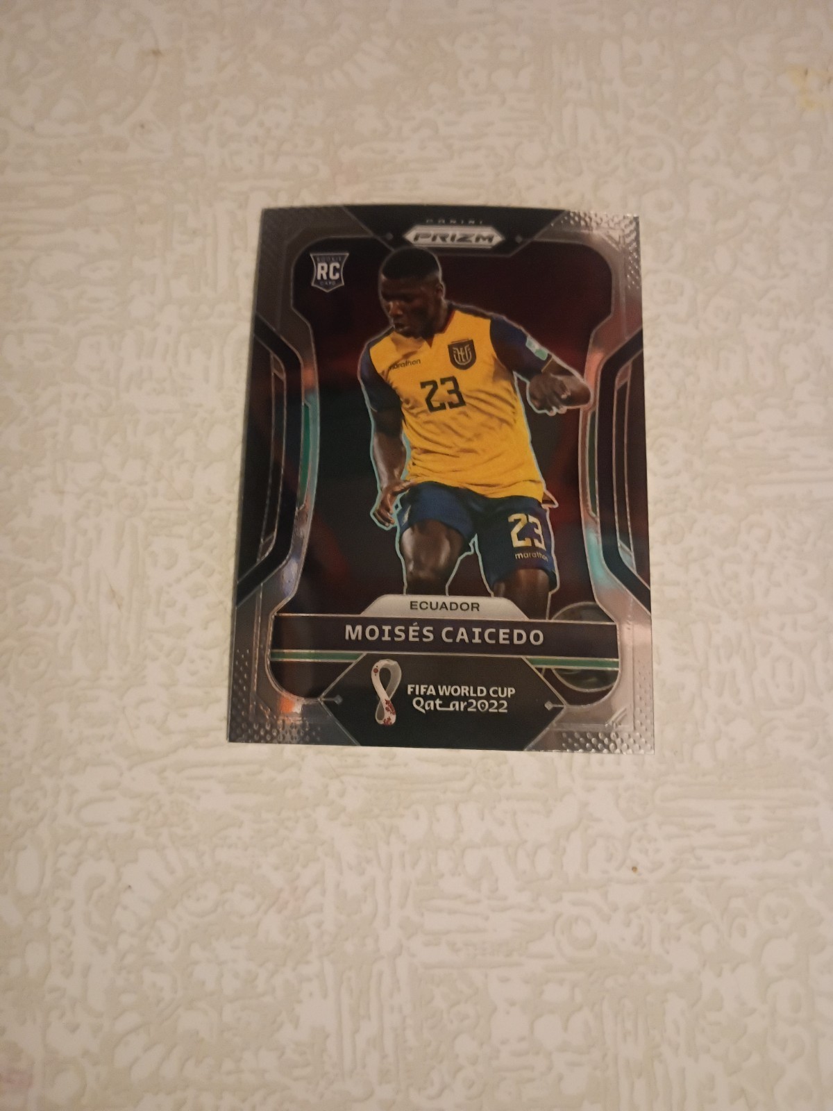 2022 Panini Prizm World Cup Qatar Moises Caicedo #81 Rookie RC