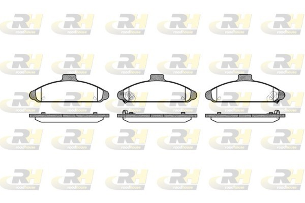 Roadhouse Bremsbelagsatz Scheibenbremse 2404.02 FüR Hyundai SLC Turbo-image