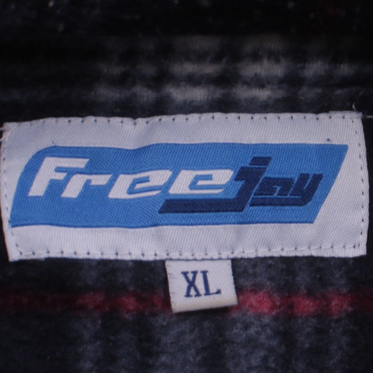 Free Joy Blue Button-Up Mens Xl image 4