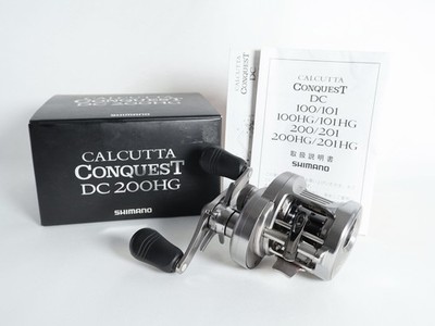 Excellent+++ Shimano 20 Calcutta Conquest DC 200HG RH Baitcast Reel JDM Box #606