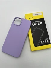 Silicone Case for iPhone 14 Plus 6.7-Inch, Soft Touch Full-Body Light Purple!