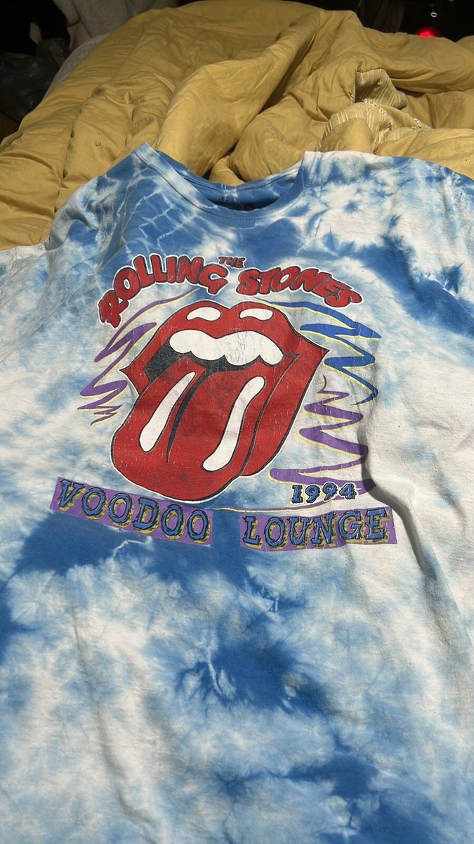VIntage 90s The Rolling Stones Voodoo Lounge 19 94 Tie Dye T-Shirt