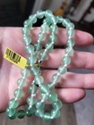 Green Onyx Stone Bead Necklace Platinum over Sterling Silver TGW 131.89 CTS — photo 8