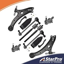 12 Kit Control Arm Ball Joint Tie Rod Sway Bar Link For Toyota Camry Lexus ES300