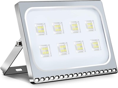 50W LED Flood Light Outdoor, Waterproof IP65, 5000LM, Daylight White (6500K)