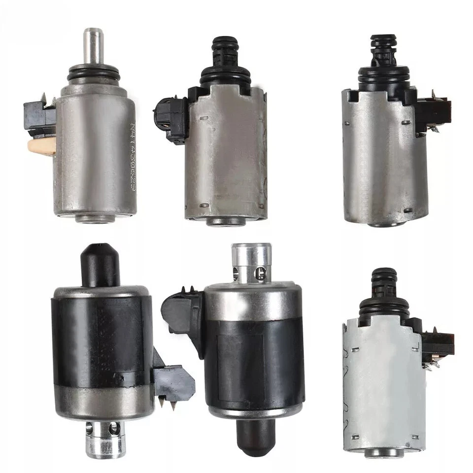 Juego de solenoides de transmisión automática de 5 velocidades 722,6 OEM 6 piezas para Mercedes Benz Foto 4 de 4