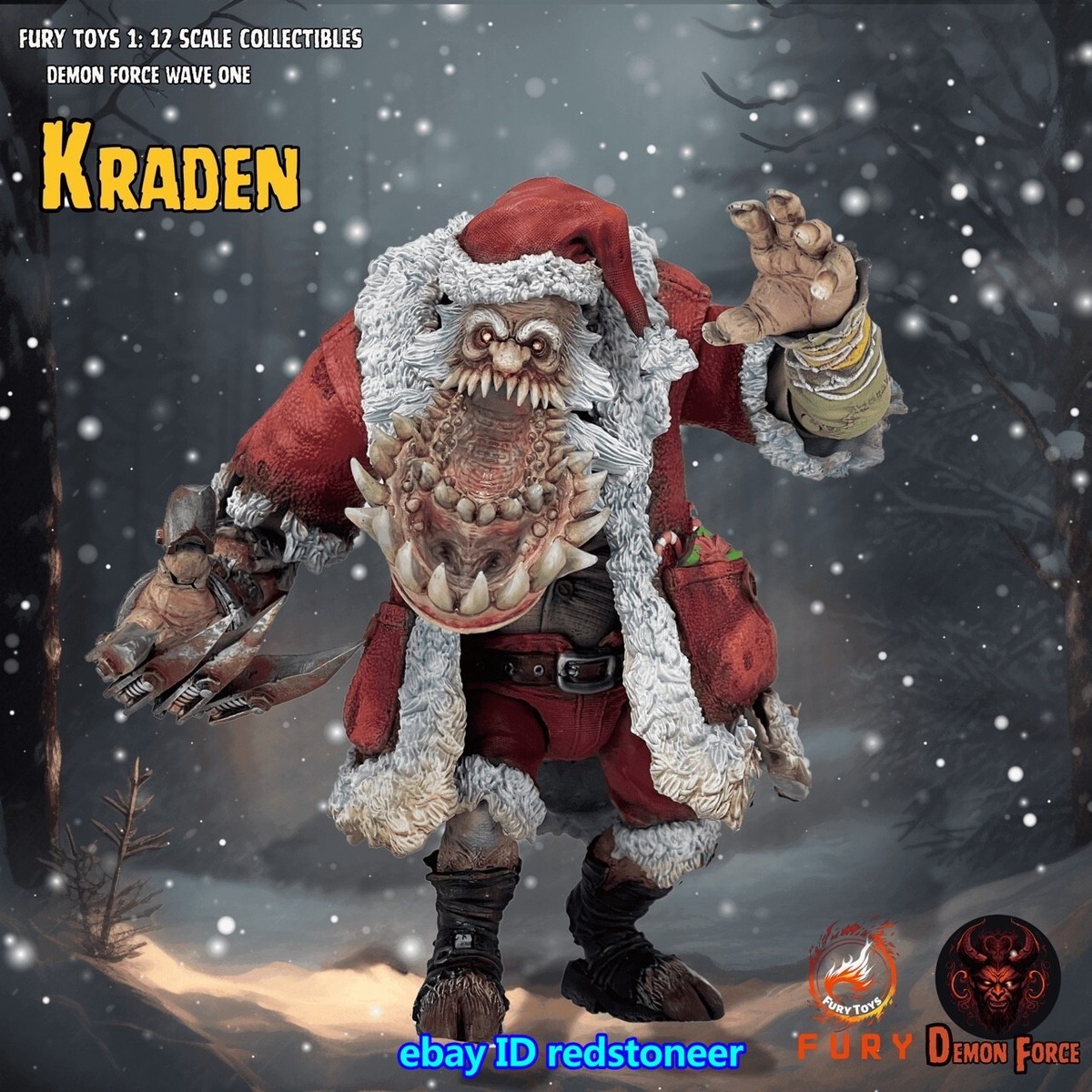 FURY TOYS Dickens Santa Claus:Kraden《Demonic Power》1/12 Scale