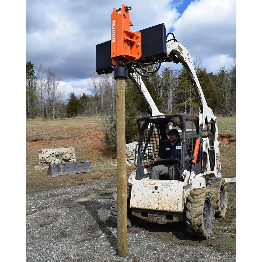 SKID STEER POST DRIVER POUNDER eBay