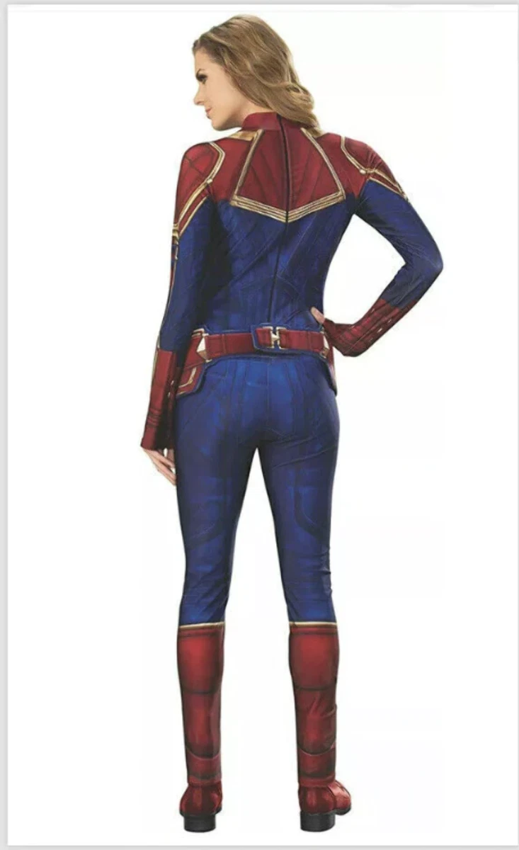 Rubies Captain Marvel Movie Superhero Suit Adult Womens Costume