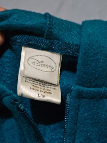 VTG Disney Tinker Bell full-zip fleece jacket with hood -- Size L (RN71868) - Picture 2 of 6