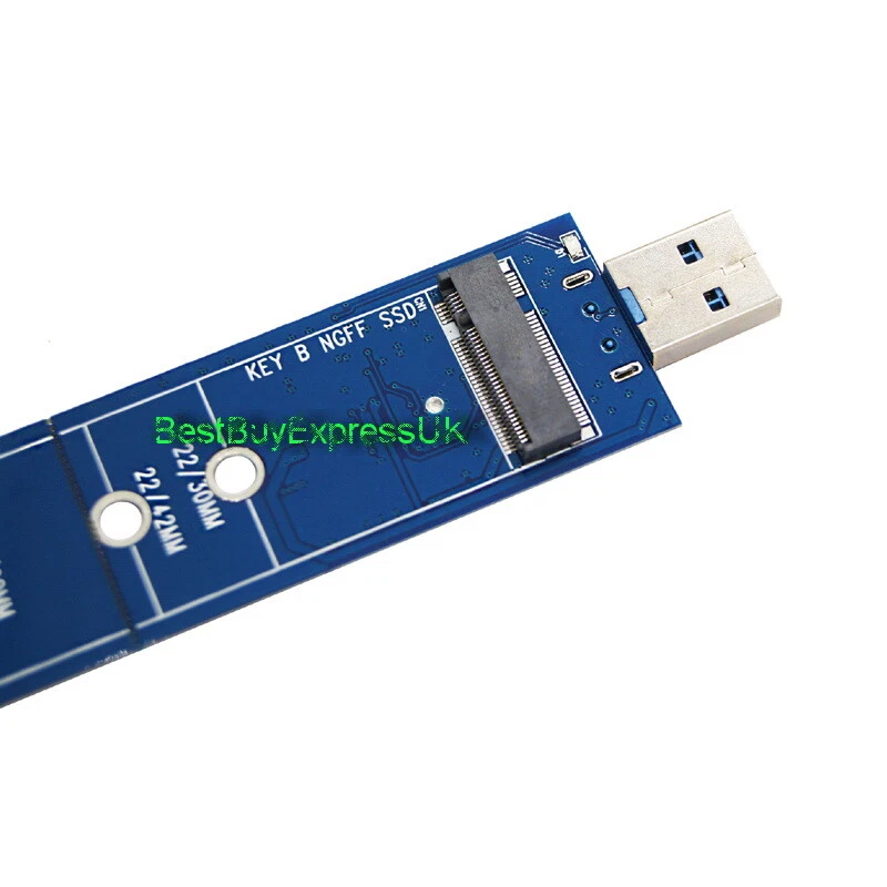 SSD Adaptor Card M.2 SATA B+M Key to USB 3.0 / No Enclosure / Free Delivery! - Image 4 of 4