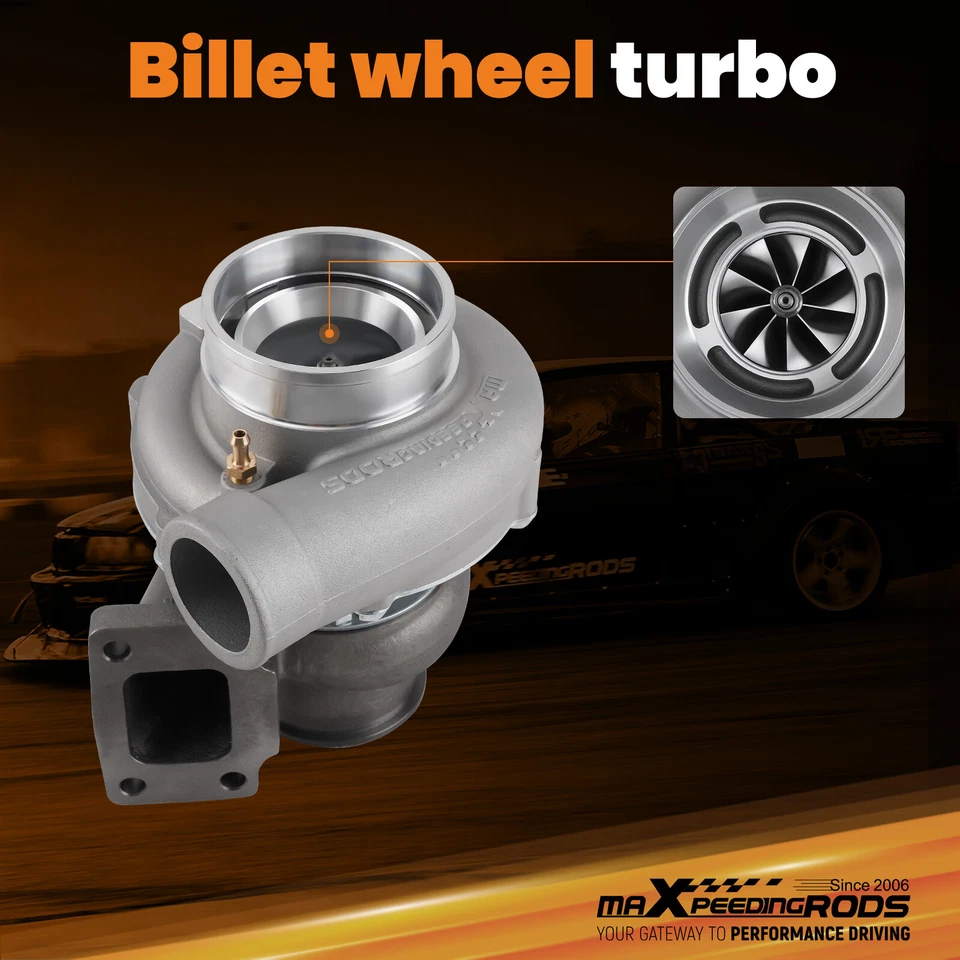 Billet T3 GT3582 GT35 A/R .70 A/R .63 Compresor Turbina Turbocompresor Banda V Foto 2 de 4