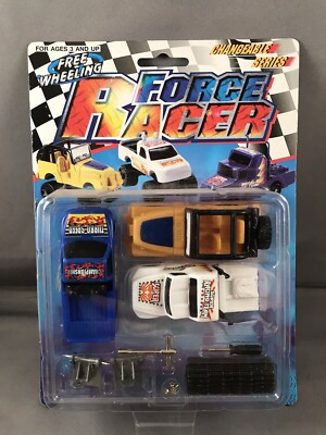 FREE WHEELING FORCE RACER CARS SET Changeable Series New in Package