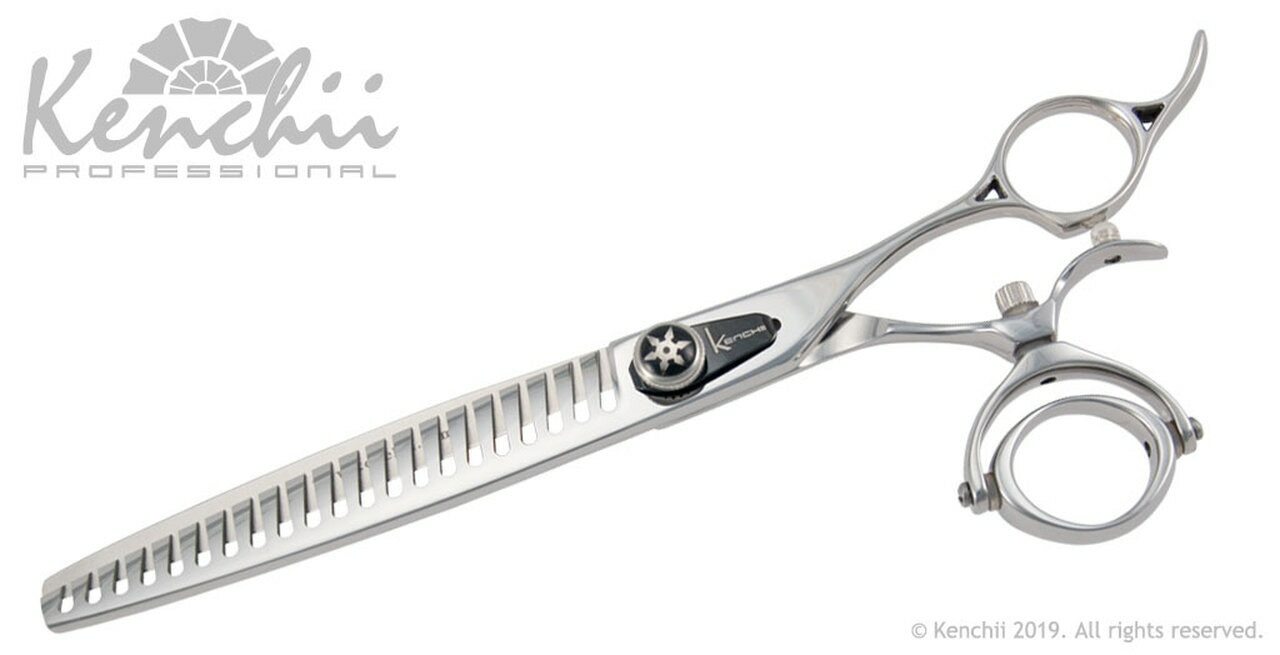 Kenchii Grooming Shinobi Double Swivel Shears, Texturizers, & Sets Pro Groomers