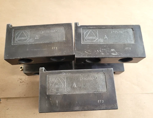 TRUDEX # A130-8213 OKUMA LATHE TURRET TOOL BLOCKS (3) PCS. 80mm x 45mm