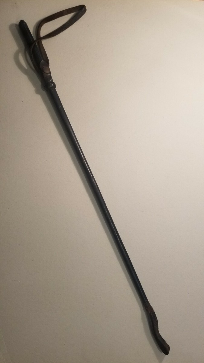 Antique Stitched Leather Riding Crop 23 5/8