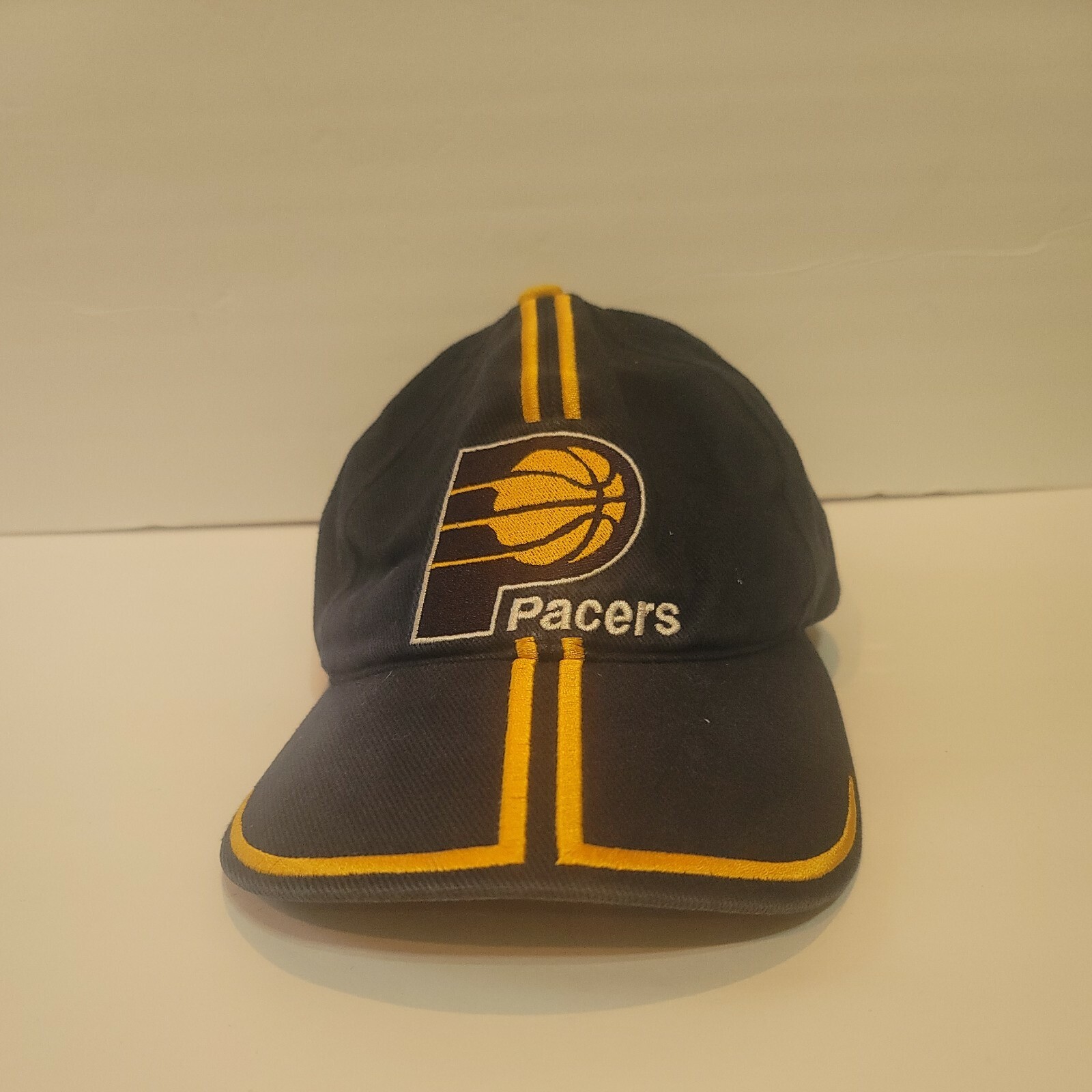 Vintage SPORTS SPECIALITES NBA Indiana Pacers Dual Stripe Strapback Hat ...