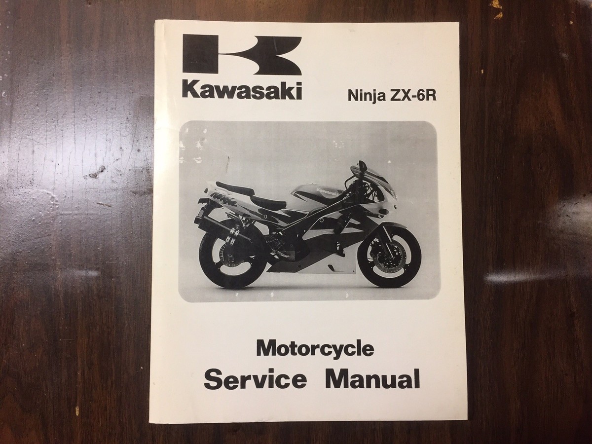 95 - '97 Kawasaki Ninja ZX-6R Service Manual 99924-1184-02 | eBay