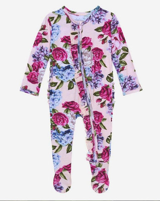 posh peanut violet footie