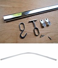 Retro traditional Wardrobe Hanging Clothes Rail Garments hanging tube/ fittings 