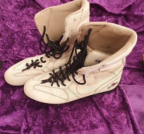 Casual Boxing Boots White Size 6.5 rs26 - Picture 3 of 4