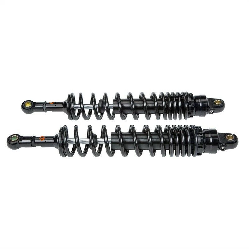 Par de suspensión amortiguador trasero moto 16,45" 420 mm apto para Harley BMW Foto 2 de 4
