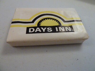 VINTAGE DAYS INN SOAP 6 x 4 x 1 cm ca. 1980er /1990er SAMMLERSTÜCK PROP DISPLAY