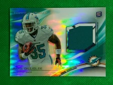 Mike Gillislee 2013 Topps Platinum Card #PRR-MGI Refractor Jersey - Dolphins