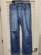 Levi’s 527 Jeans 34x34 Blue Bootcut Faded Skater Grunge Streetwear