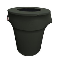 La Linen Stretch Spandex Trash Can Cover 44-gallon Round. Made In Usa La Linen Stretch Spandex Trash Can Cover 44-gallon Round. Made In Usa